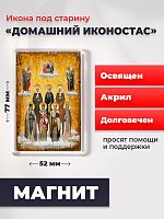 Освященная икона на магните "Домашний иконостас"